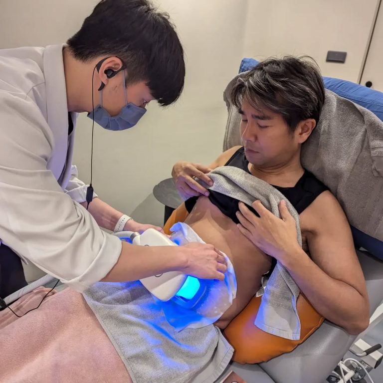 藝人謝承均於霍普金斯診所體驗冷凍減脂與 NEO 熱磁療程