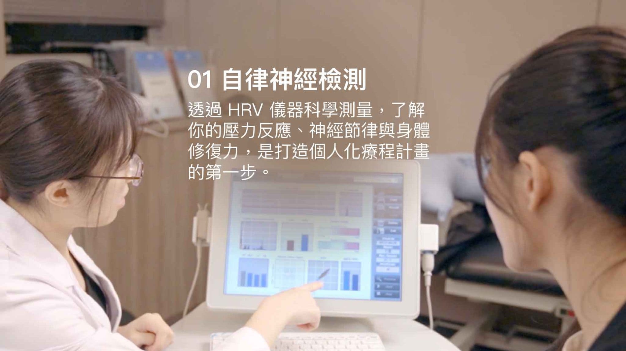 自律神經檢測HRV諮詢示意圖-科學化分析壓力反應與身體修復力
