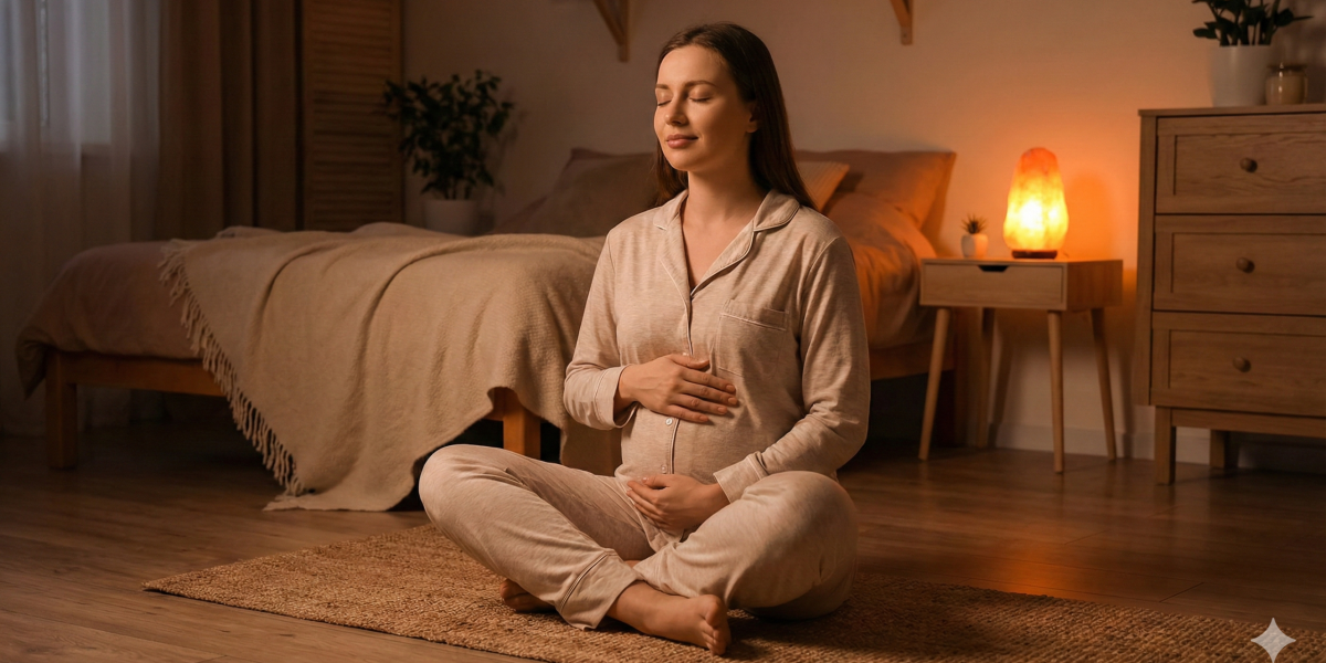 睡前進行深呼吸放鬆，緩解疼痛帶來的焦慮與失眠。